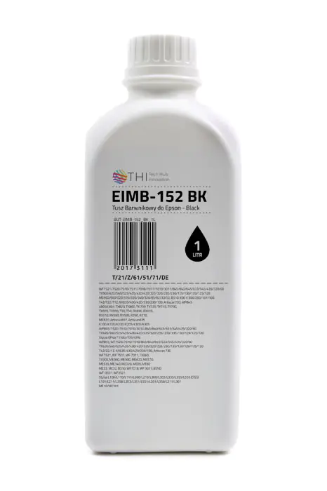 ⁨Butelka Black Epson 1L Tusz Barwnikowy o zwiększonej gęstości (Dye - high density) INK-MATE EIMB152⁩ w sklepie Wasserman.eu