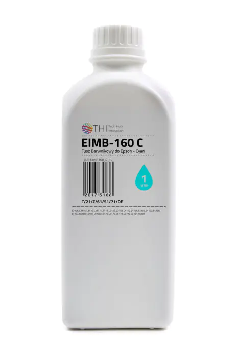 ⁨Butelka Cyan Epson 1L Tusz Barwnikowy (Dye) INK-MATE EIMB160⁩ w sklepie Wasserman.eu