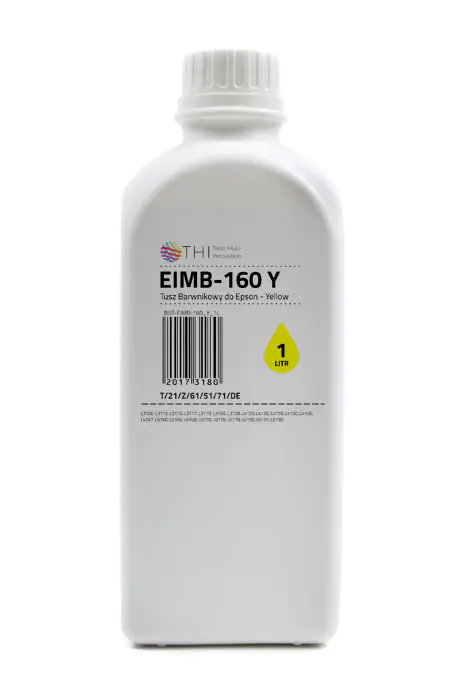 ⁨Butelka Yellow Epson 1L Tusz Barwnikowy (Dye) INK-MATE EIMB160⁩ w sklepie Wasserman.eu