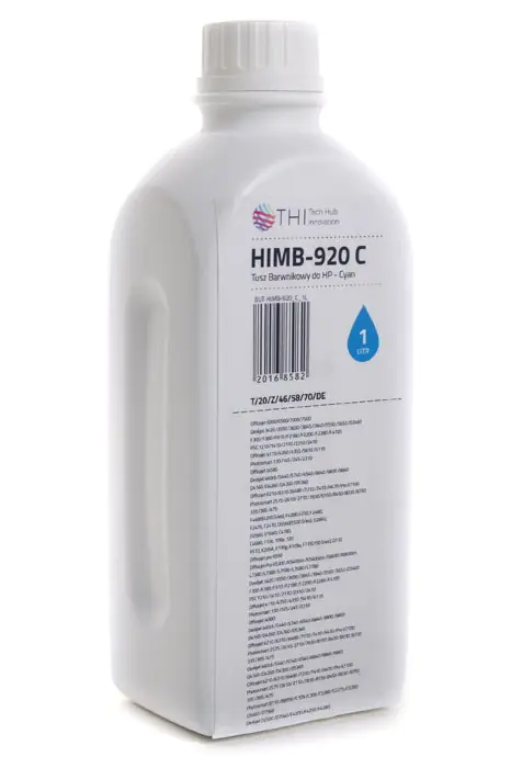 ⁨Butelka Cyan HP 1L Tusz Barwnikowy (Dye) INK-MATE HIMB920⁩ w sklepie Wasserman.eu