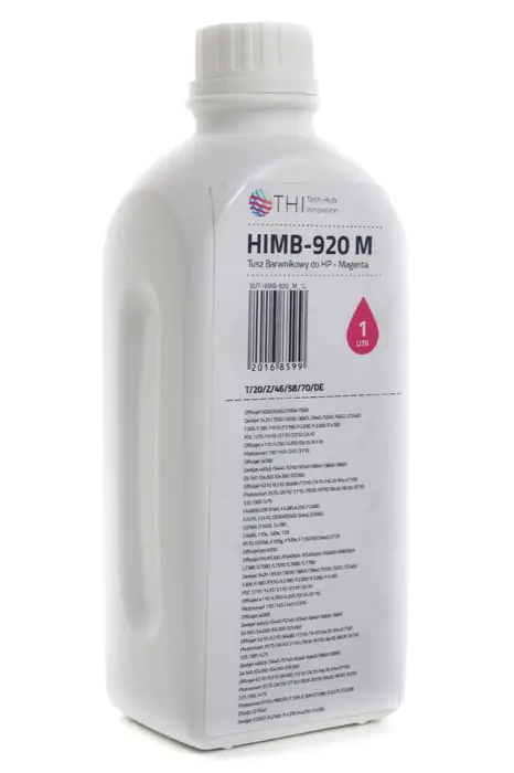 ⁨Butelka Magenta HP 1L Tusz Barwnikowy (Dye) INK-MATE HIMB920⁩ w sklepie Wasserman.eu