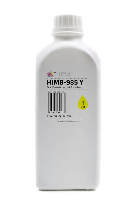 ⁨Butelka Yellow HP 1L Tusz Barwnikowy (Dye) INK-MATE HIMB985⁩ w sklepie Wasserman.eu