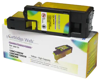 ⁨Toner Cartridge Web Yellow DELL 1660 zamiennik 59311131⁩ w sklepie Wasserman.eu