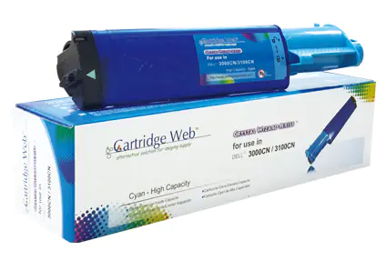 Toner Cartridge Web Cyan Dell 3000 zamiennik 593-10061 w sklepie Wasserman.eu