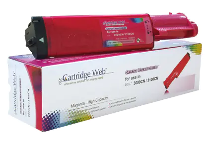 ⁨Toner Cartridge Web Magenta Dell 3000 zamiennik 593-10062⁩ w sklepie Wasserman.eu