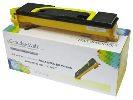 ⁨Cartridge Yellow Kyocera TK540/TK542 laser cartridge compatible TK-540Y⁩ at Wasserman.eu