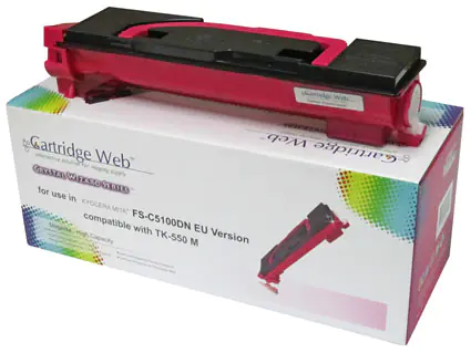 ⁨Toner Cartridge Web Magenta Kyocera TK550/TK552 zamiennik TK-550M⁩ w sklepie Wasserman.eu