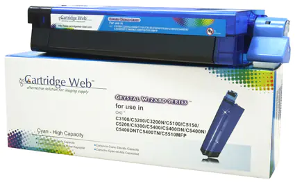⁨Toner Cartridge Web Cyan OKI C3100/C5100/C5450 zamiennik 42804515/42127407/42127456⁩ w sklepie Wasserman.eu