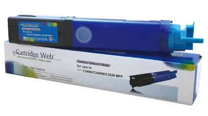 ⁨Toner Cartridge Web Cyan OKI C3400 zamiennik 43459331⁩ w sklepie Wasserman.eu