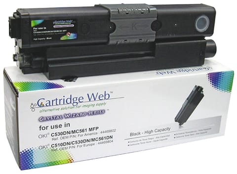 ⁨Toner Cartridge Web Black OKI C510 zamiennik 44469804⁩ w sklepie Wasserman.eu