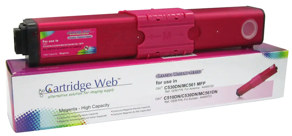 ⁨Toner Cartridge Web Magenta OKI C510 zamiennik 44469723⁩ w sklepie Wasserman.eu