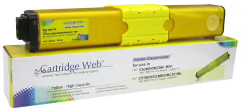 ⁨Toner Cartridge Web Yellow OKI C510 zamiennik 44469722⁩ w sklepie Wasserman.eu