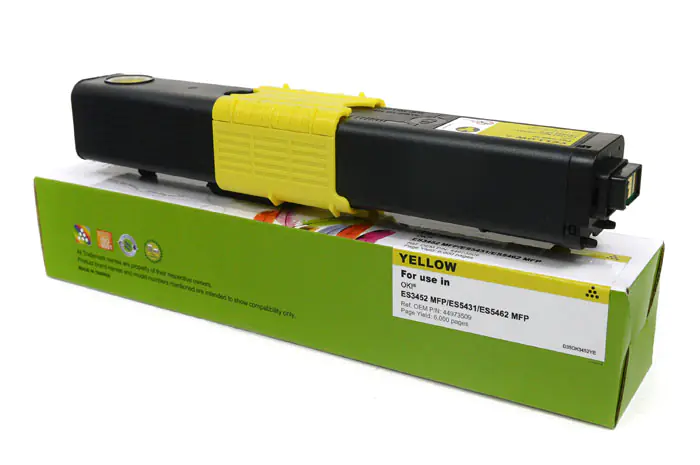 ⁨Toner Cartridge Web Yellow OKI ES5431 zamiennik 44973509⁩ w sklepie Wasserman.eu