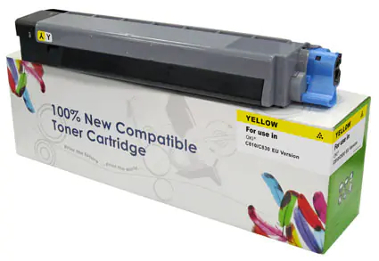 ⁨Toner Cartridge Web Yellow OKI MC860 zamiennik 44059209⁩ w sklepie Wasserman.eu