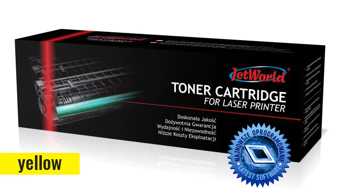 ⁨Toner JetWorld zamiennik HP 410A CF412A Color LaserJet Pro M452, M477, M377 2.3K Yellow⁩ w sklepie Wasserman.eu