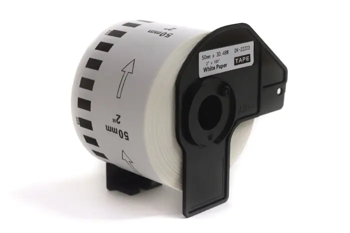 ⁨Labels JetWorld Replacement Brother DK Black on White 50mm*30.48m DK22223, DK-22223, DK22.223⁩ at Wasserman.eu