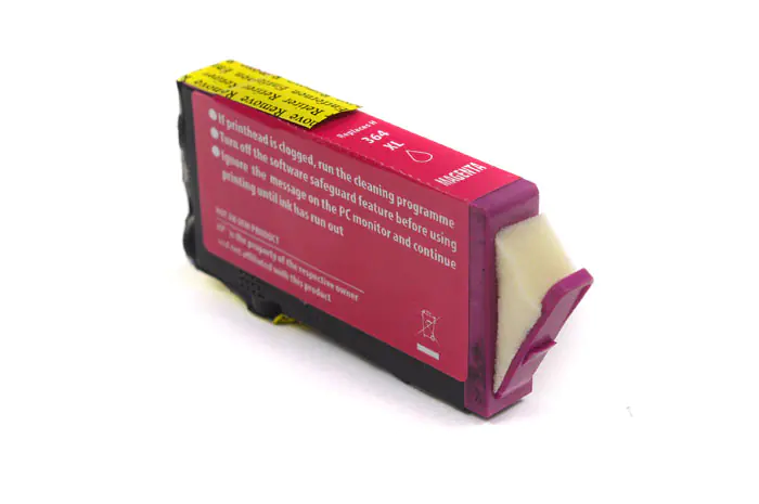 ⁨Tusz JetWorld  Magenta HP 364XL (wskazują poziom tuszu) zamiennik refabrykowany CB324EE⁩ w sklepie Wasserman.eu