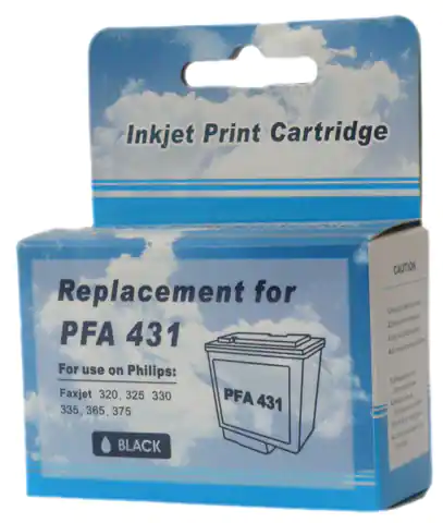 ⁨Ink Cartridge JetWorld Black Philips PFA 431 replacement PFA-431⁩ at Wasserman.eu