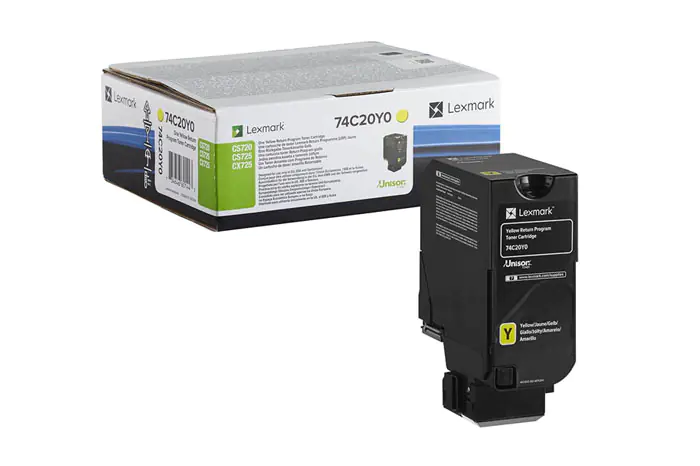 ⁨LEXMARK 74C20Y0 Toner Cartridge⁩ at Wasserman.eu