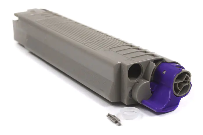 ⁨OKI C822 CMYK blank cartridge 100% new (just pour the powder and put on the appropriate chip)⁩ at Wasserman.eu