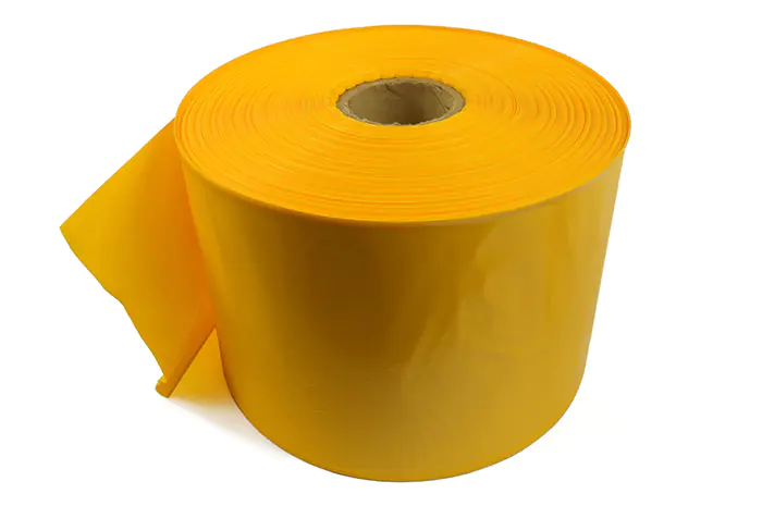 ⁨Protective sleeve yellow 22cm wide Roll weight about 16 kg⁩ at Wasserman.eu