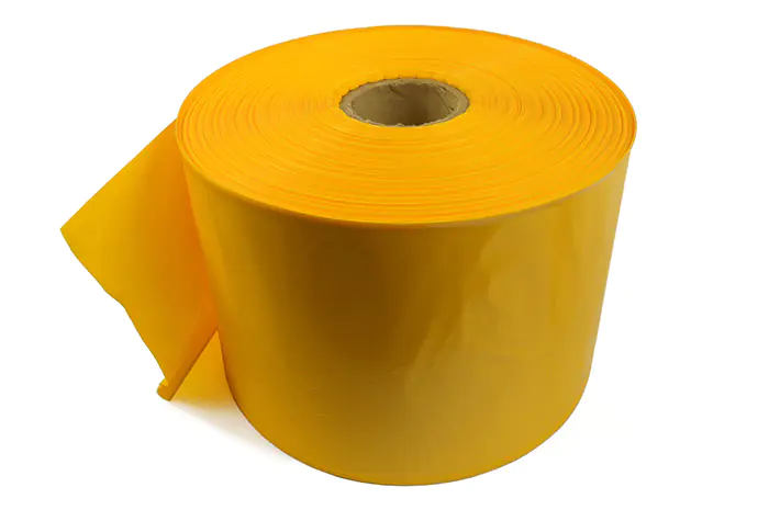 ⁨Rękaw ochronny żółty o szerokości 22cm Waga rolki około 16 kg⁩ w sklepie Wasserman.eu