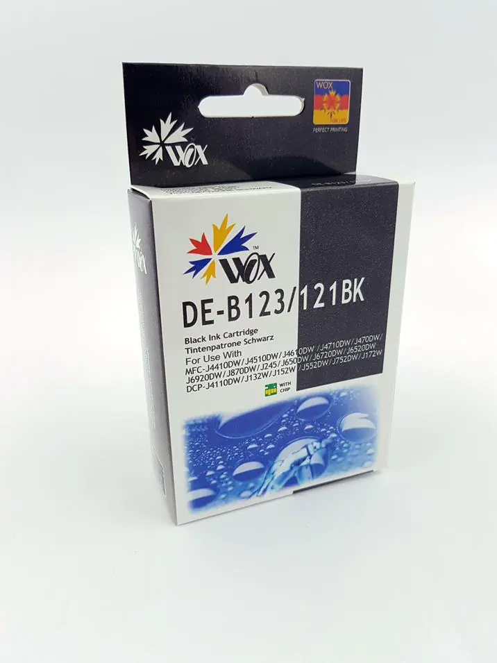 ⁨Tusz Wox Black Brother LC-123BK/LC-121BK zamiennik LC123BK/LC121BK⁩ w sklepie Wasserman.eu