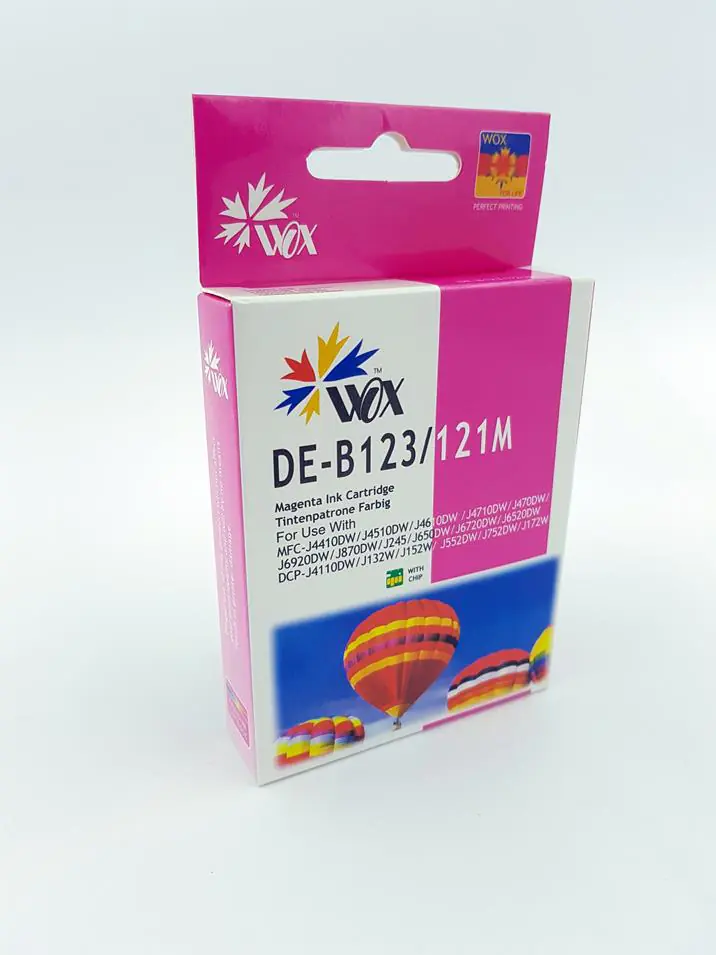 ⁨Tusz Wox Magenta Brother LC-123M/LC-121M zamiennik LC123M/LC121M⁩ w sklepie Wasserman.eu