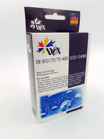 ⁨Ink cartridge Wox Black BROTHER LC1240 compatible LC 1240B⁩ at Wasserman.eu