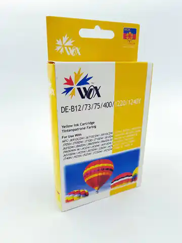 ⁨Ink cartridge Wox Yellow BROTHER LC1240 compatible LC 1240Y⁩ at Wasserman.eu