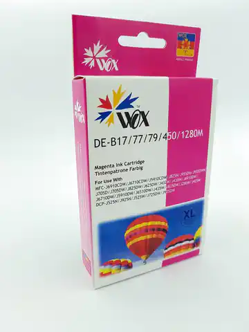 ⁨Ink cartridge Wox Magenta BROTHER LC1280M compatible LC1280M⁩ at Wasserman.eu