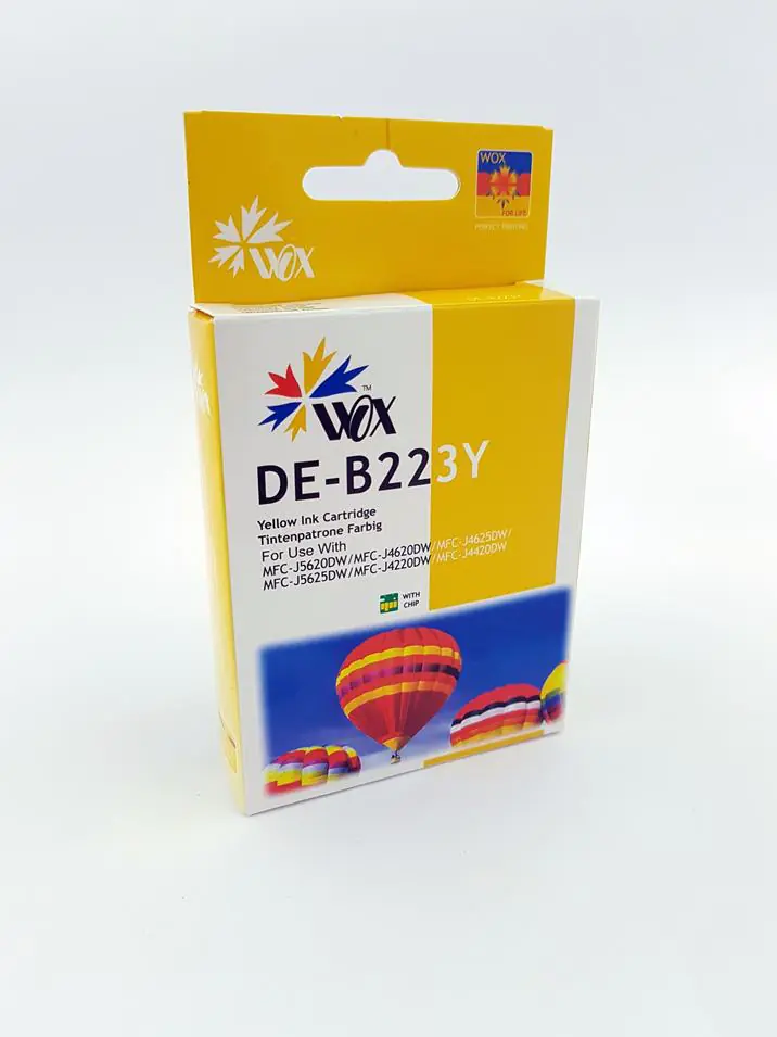 Tusz Wox Yellow Brother LC 223Y zamiennik LC223Y w sklepie Wasserman.eu