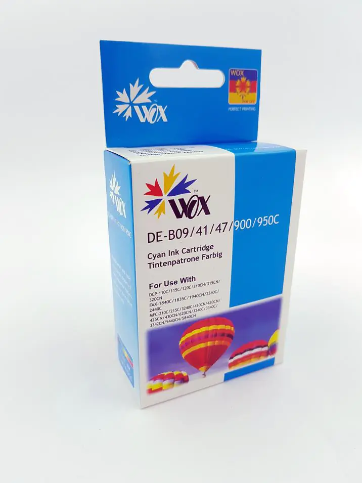 ⁨Ink Wox Cyan BROTHER LC900C replacement LC900C⁩ at Wasserman.eu