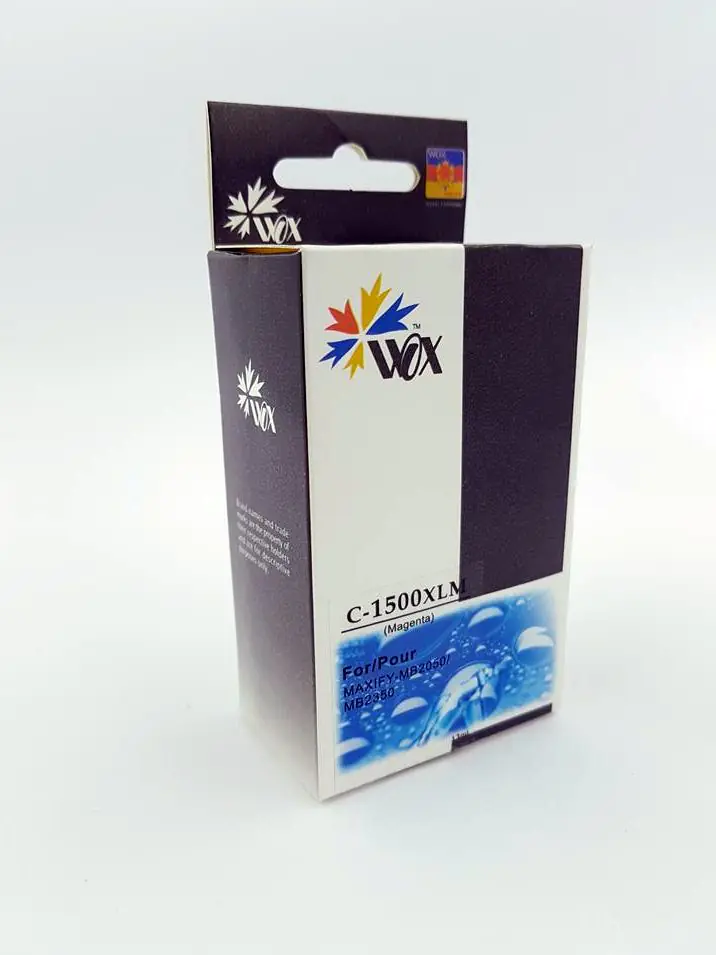 ⁨Wox Magneta Ink Cartridge CANON PGI-1500XLM with Chip Replacement PGI1500XLM⁩ at Wasserman.eu