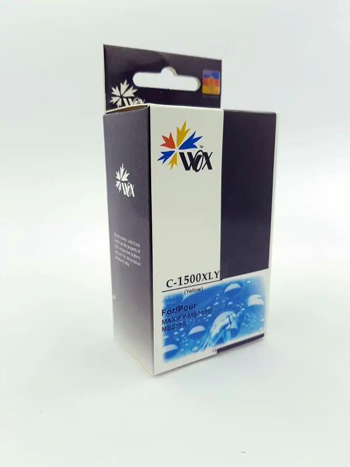 Tusz Wox Yellow CANON PGI-1500XLY z chipem zamiennik PGI1500XLY w sklepie Wasserman.eu