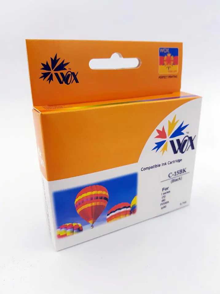 Tusz Wox Czarny Canon BCI 15B zamiennik 8190A002 w sklepie Wasserman.eu