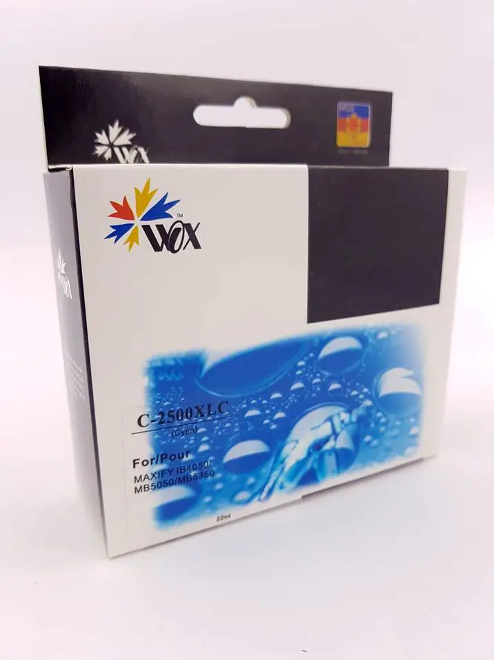 ⁨Tusz Wox Cyan CANON PGI-2500XLC z chipem zamiennik PGI2500XLC⁩ w sklepie Wasserman.eu