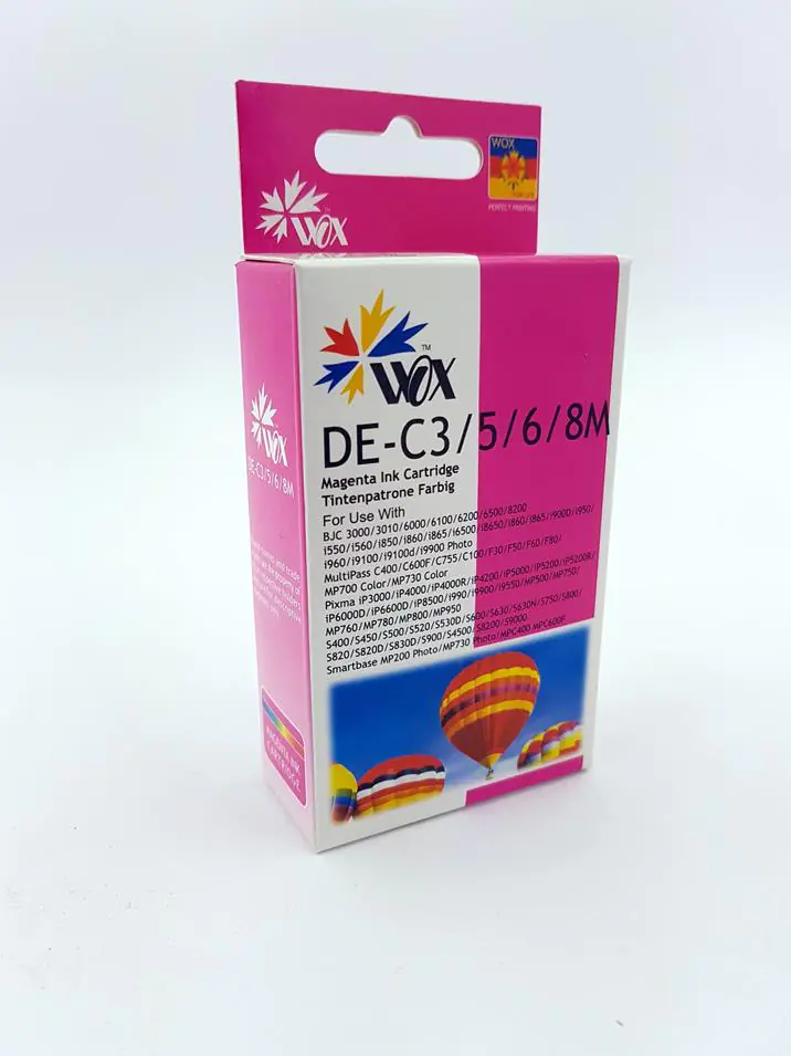 ⁨Tusz Wox Magenta Canon BCI3EM / BCI6EM zamiennik 4481A002⁩ w sklepie Wasserman.eu