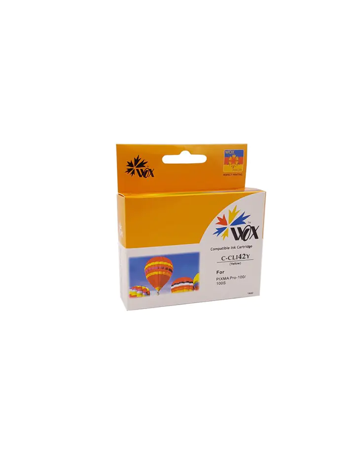 ⁨Tusz Wox Yellow Canon CLI42Y zamiennik CLI-42Y 6387B001⁩ w sklepie Wasserman.eu