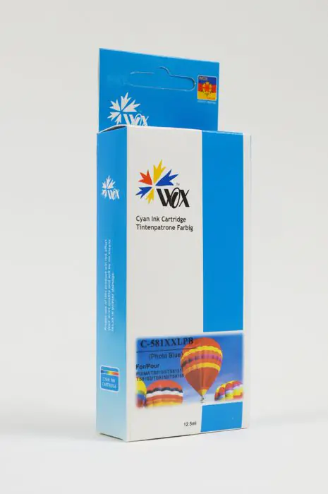 ⁨Tusz Wox Photo Blue CANON CLI581PB XXL zamiennik CLI-581PB XXL (1999C001)⁩ w sklepie Wasserman.eu