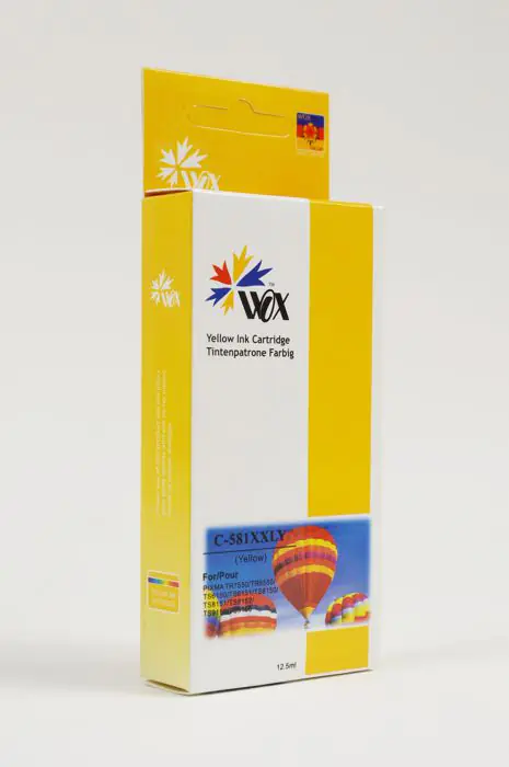 Tusz Wox Yellow CANON CLI581Y XXL zamiennik CLI-581Y XXL (1997C001) w sklepie Wasserman.eu