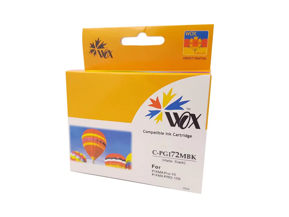 ⁨Ink cartridge Wox Matte Black Canon PGI72MBK compatible 6402B001 PGI-72MBK⁩ at Wasserman.eu