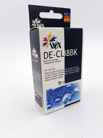 ⁨Tusz Wox Black Canon CLI 8BK z chipem zamiennik CLI8BK⁩ w sklepie Wasserman.eu