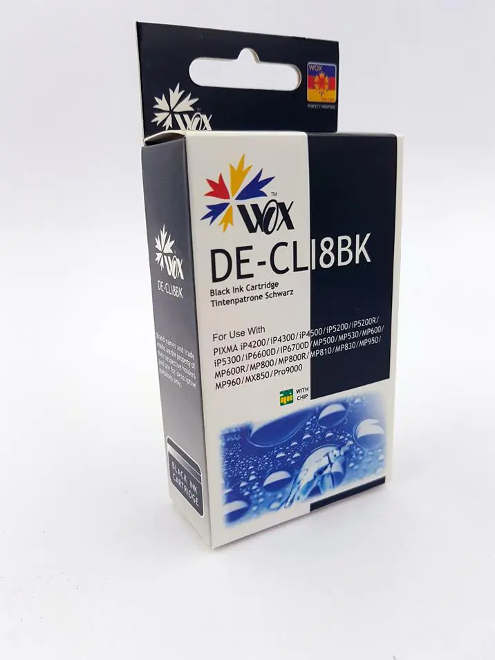 ⁨Tusz Wox Black Canon CLI 8BK zamiennik CLI8BK⁩ w sklepie Wasserman.eu