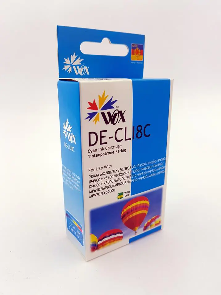 ⁨Tusz Wox Cyan Canon CLI 8C zamiennik CLI8C⁩ w sklepie Wasserman.eu