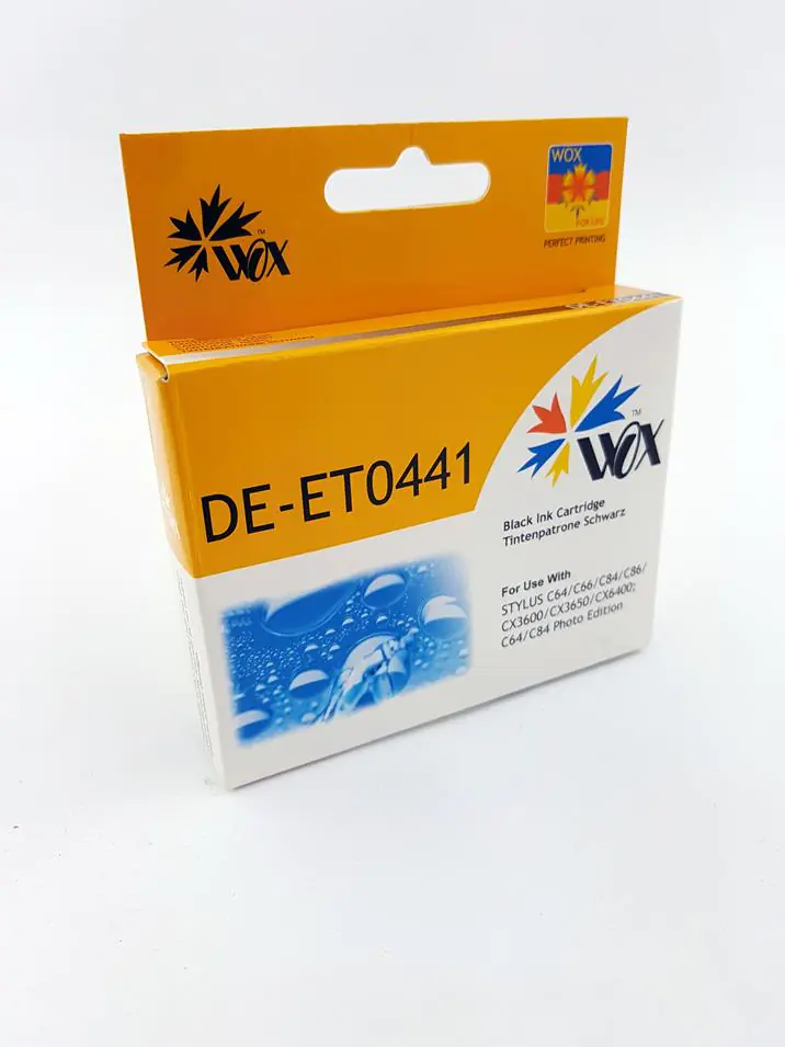 ⁨Tusz Wox Black EPSON T0441 zamiennik C13T04414010⁩ w sklepie Wasserman.eu
