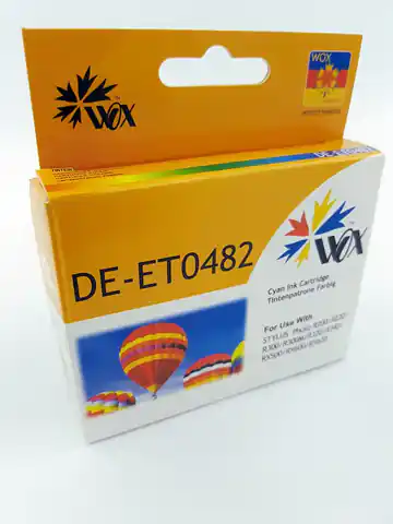 ⁨Ink cartridge Wox Cyan EPSON T0482 compatible C13T048240⁩ at Wasserman.eu