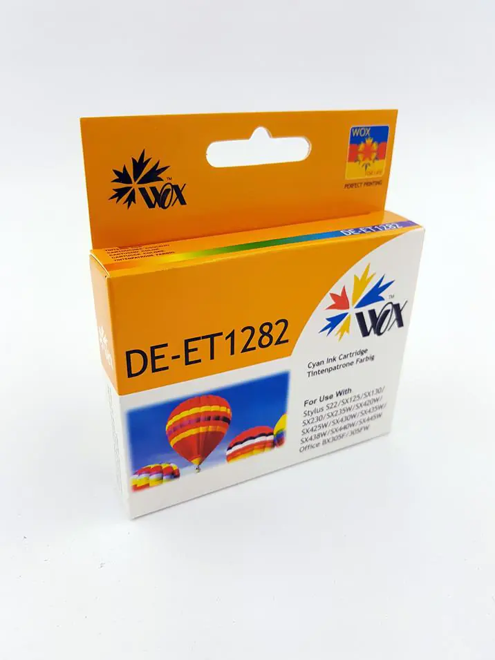 Tusz Wox Cyan EPSON T1282 zamiennik C13T12824010 w sklepie Wasserman.eu