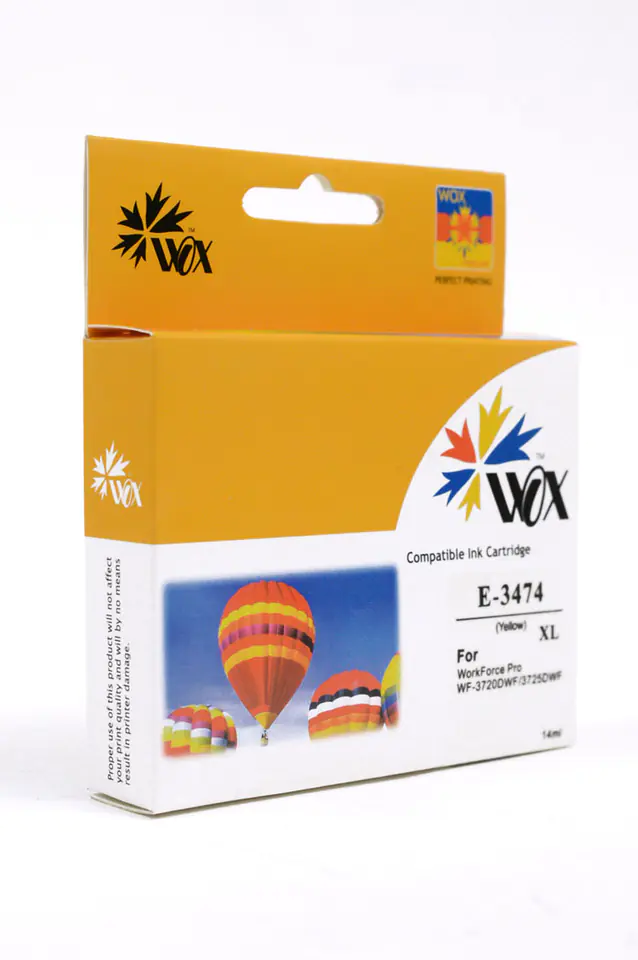 ⁨Ink Cartridge Wox Yellow Epson T3474 34XL compatible C13T34744010⁩ at Wasserman.eu