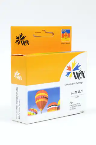 ⁨Tusz Wox Yellow EPSON 378XL zamiennik C13T37944010 (C13T37844010)⁩ w sklepie Wasserman.eu